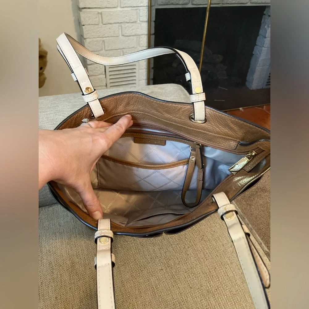 Michael kors jet set Bedford pebble leather tote